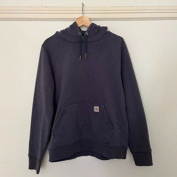 Blue Carharrt Hoodie Size M - Picture 1 of 5